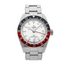 Tudor Black Bay GMT Date Steel Red Blue Automatic 41mm Watch 79830RB