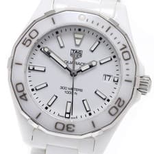 TAG HEUER Aqua racer WAY1391 ceramic white Dial Quartz Ladies Watch_949378