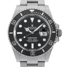 ROLEX SUBMARINER Date 126610LN black Random Number second hand mens