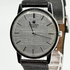 Universal Geneve Manual Wind Ladies Watch Silver Vintage 31mm Wrist 18.5cm