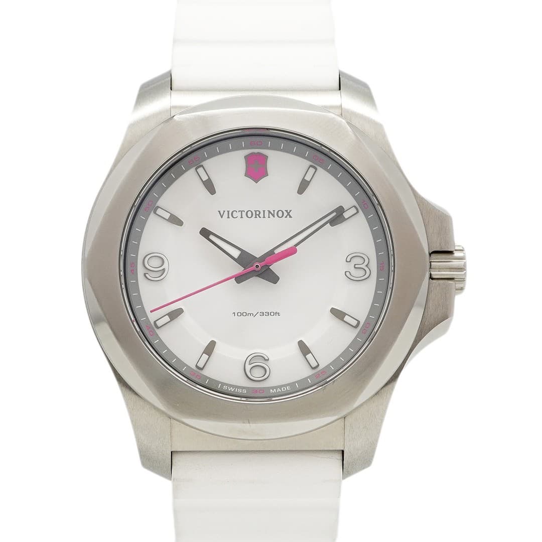 Victorinox Inox V Watch White Dial Used Men's Analog 37mm Japan From Japan