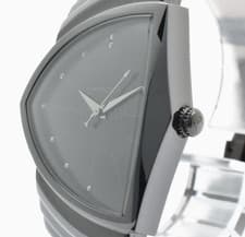 【MINT】HAMILTON Ventura H24401731 Black Quartz, Men Watch from Japan