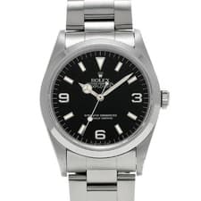 ROLEX Explorer 14270 black WATCH 723590
