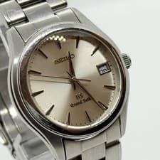 SEIKO Watch Grand Seiko 9F62-0A10 Silver Quartz Men's Lion Medallion No Working
