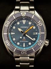 [Near Mint] Seiko Prospex GMT Solar Diver 5K65 44mm Blue Dial From Japan