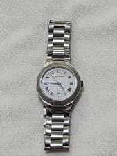 Baume & Mercier Riviera 34 mm White Dial Swiss Quartz Watch 4679759 65471