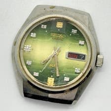 Seiko King Seiko Vanac SP 5256-6000 Automatic Vintage Men's Watch Green Dial JP