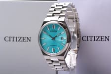 [UNUSED w/Box] CITIZEN TSUYOSA Collection 8210-S126967 Blue 40mm AT Men's Watch