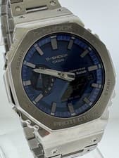 Casio G-Shock GM B 2100 AD 2A SOLAR STAINLESS BAND  DISPLAY CASE SAMPLE 60