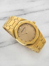 Audemars Piguet Royal Oak 56175BA 18K Yellow Gold Champagne Dial 33mm