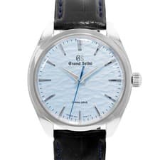 Grand Seiko Elegance Collection SBGY007 38mm Omiwatari Blue Steel Mens Watch