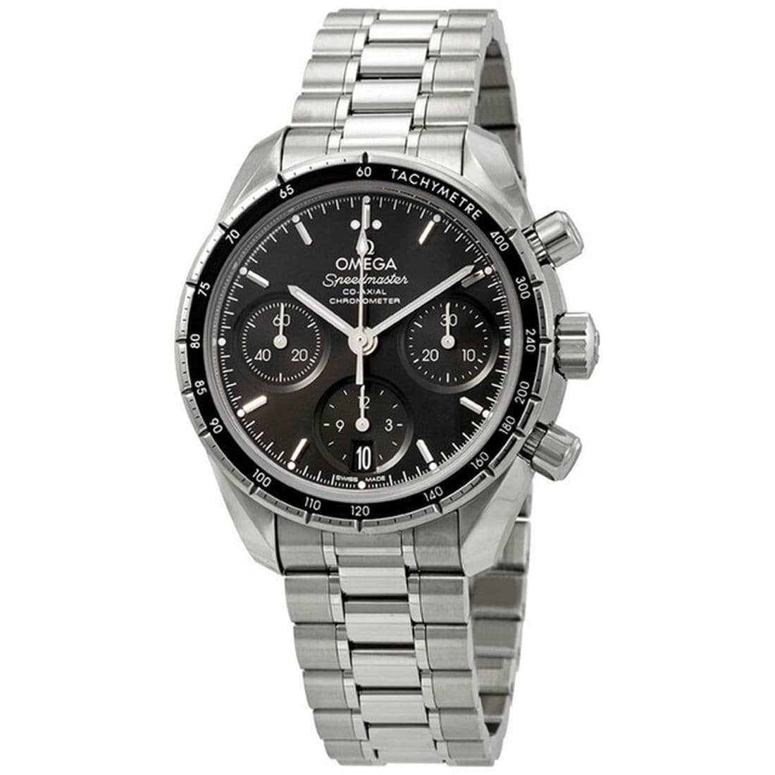 Omega Speedmaster 38 Men's Black Dial Automatic Watch 324.30.38.50.01.001