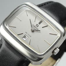 Vintage 1973 OMEGA DE VILLE 156.0002 Cal.684 Men's Automatic Watch 37mm Date