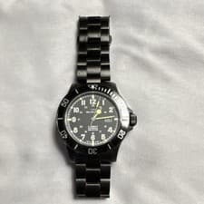 Glycine Combat Automatic Mechanical Men's Watch Black Dial 200m Metal Bracelet