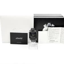 Gaga Milano Watch Napoleone 9002.NS.01 Clear Hand-Wound Men's w/Box, Warranty