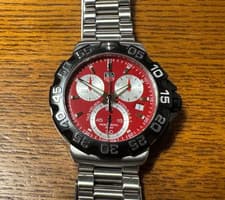 TAG Heuer Formula 1 CAH1112.BA0850 Red Quartz Chronograph Men's Watch from JP