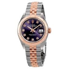 Rolex Lady-Datejust Aubergine Diamond Dial Automatic Ladies Watch 279171OBDJ