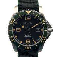 Longines HydroConquest L3.781.4.05.2 Black Stainless Steel Automatic #OK1442