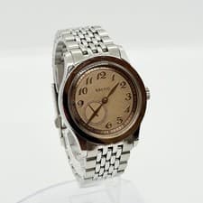 BALTIC Watch Micro-Rotor SS Automatic Brown Dial MR01 Skeleton & Small Seconds