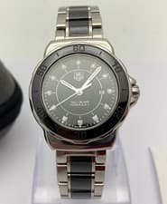Tag Heuer Formula 1 Ladies Ceramic Diamond Watch Black 32mm