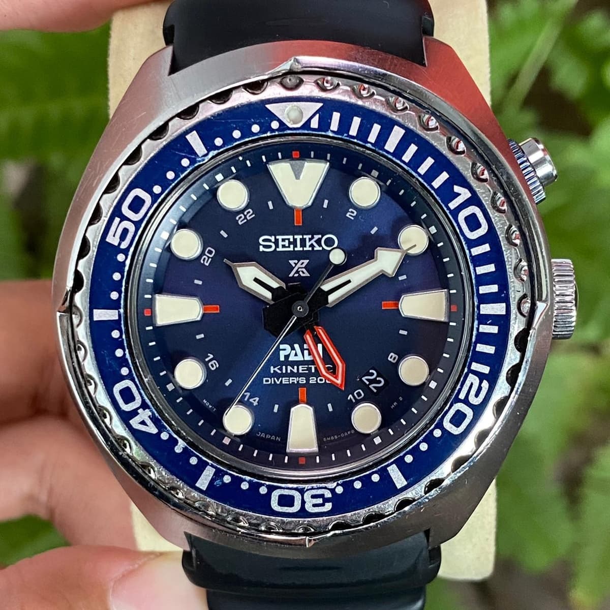 RARE Seiko ProspeX SUN065P1 PADI GMT Kinetic Diver Special Edition SUN065 Men
