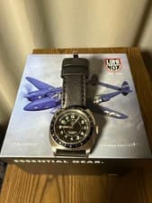 LUMINOX Lightning P 38 Watch Quartz Diver Wristwatch Men Stainless Steel