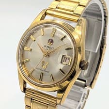 RADO Golden Horse Manual Wind Watch, Stainless Steel, Gold Dial wrist 17cm/6.7in