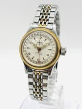 [Exc+5] ORIS Big Crown 7464 Pointer Date Gold Automatic Womens Watch Japan Used