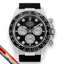 Rolex Cosmograph Daytona 126519LNG 8P Diamond Black Steel