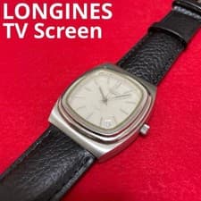 LONGINES Automatic Wristwatch TV Screen Unique Design