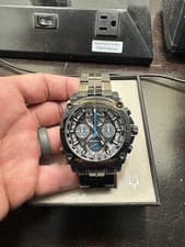 Bulova Precisionist Chronograph Quartz Black Stainless Steel Men's Watch