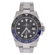Rolex Oyster Perpetual Date GMT-Master II Batman Automatic Watch Stainless Steel