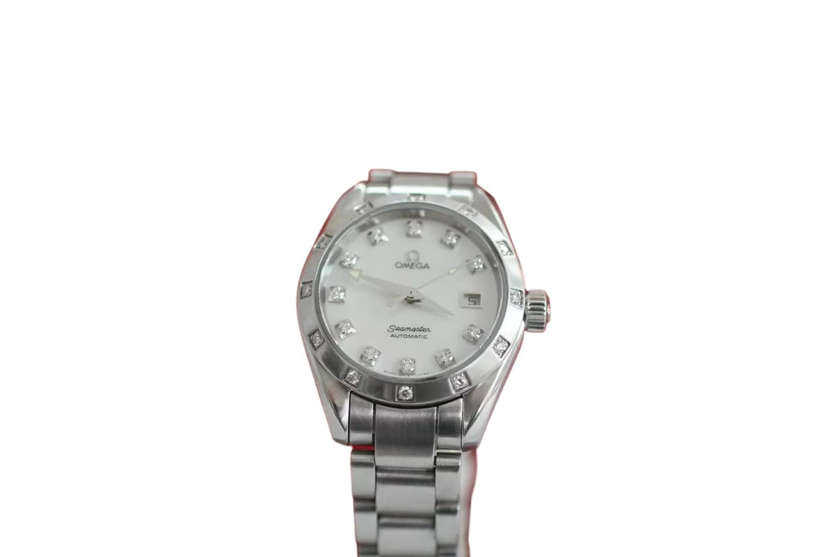 Omega Aqua Terra Diamond  Ladies Watch Bezel & Dial Full Set 25647500 29.2mm