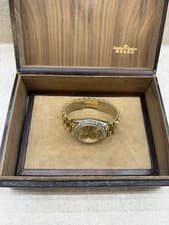 ROLEX 36mm 18kt Gold Day Date Bark President Champagne 2.5 Ct. Baguette Dia 1803