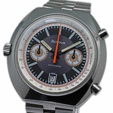 Bulova Chrono Matic Caliber Ref.7081 cal.14EFAD Wrist Watch USED SS