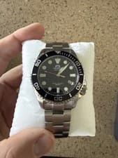 Orient Men's Automatic Diver Watch Black Dial Stainless Steel Box RA-AC0K01B10B