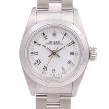 ROLEX Oyster Perpetual 67180 Automatic Watch Stainless Steel White