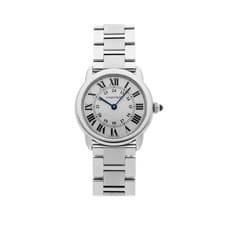 Cartier Ronde Solo Steel Quartz 29mm Silver Dial Bracelet Watch W6701004