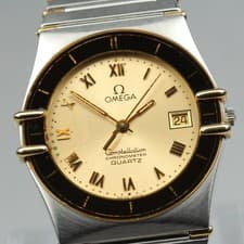Vintage 1984 OMEGA Constellation 198.0140 Cal.1431 Men's Quartz Watch 34mm 6J