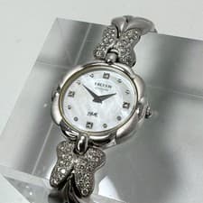 Citizen Exceed SV925 56P Diamond Butterfly Bracelet Watch MOP Japan Womens