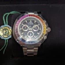 A Bathing Ape Bapex Type 4 Crystal Stone Rainbow Bezel Mint Unused Official