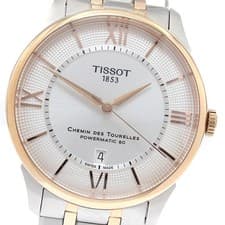 TISSOT T139.407.22.038.00 Chemin des Tourelles Date Men's Watch From Japan G0418