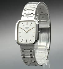 Vintage 1983 Seiko Credor 9300-5080 Silver Dial Quartz Men's Watch From JAPAN