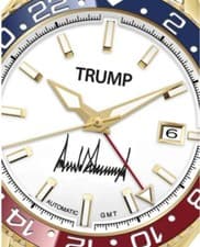 New President Trump #378 White Dial 100% Authentic 18k Gold Plated Limited Watch