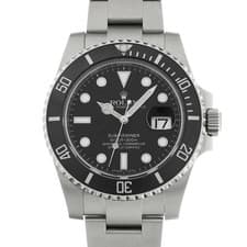 ROLEX Submariner Date 116610LN Black Men's Used Watch #411221