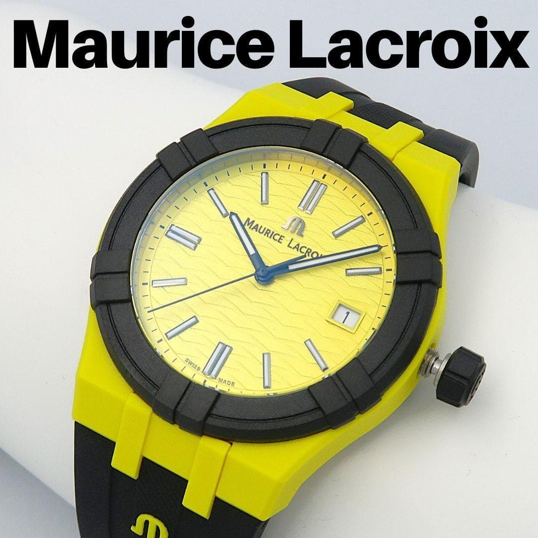 Maurice Lacroix Aikon Tide Swiss Made Watch Mens Quartz Analog Diver 40mm