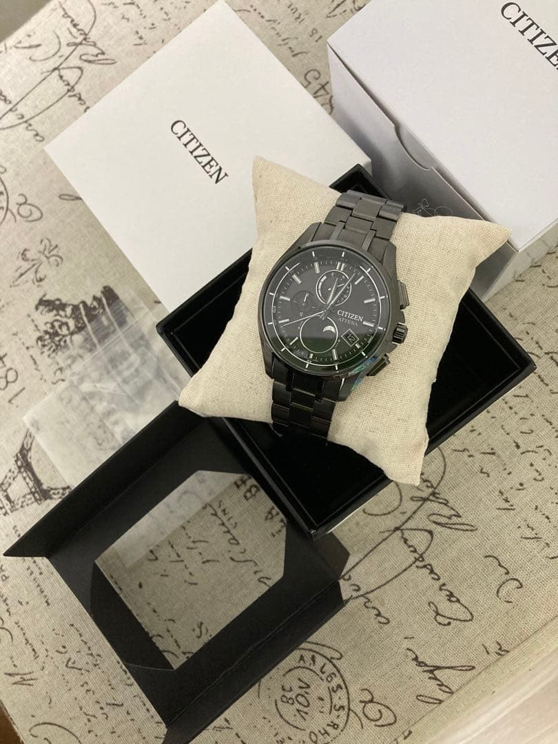 Citizen Attesa BY1006-62E Black Titanium Radio Controlled Solar Wristwatch