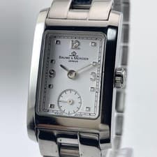 Baume & Mercier Hampton Ladies Watch Silver Quartz  Battery