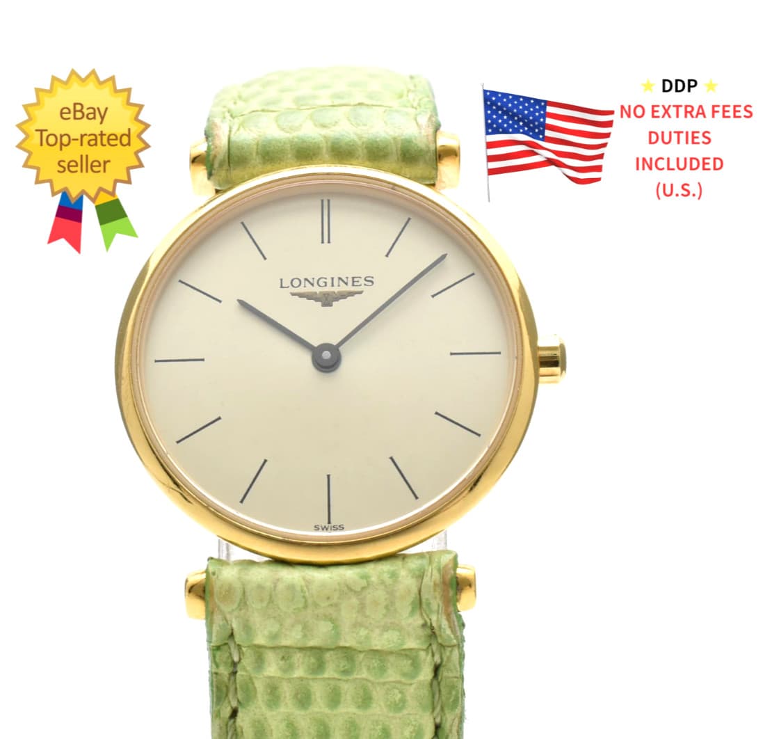 [Near MINT] Longines Grand Classic L4.209.2 24mm White Dial Quartz Women's Watch