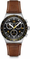 I New Chrono Unisex Watch Dress Stainless Steel Black Quartz Waterproof Canyon C
